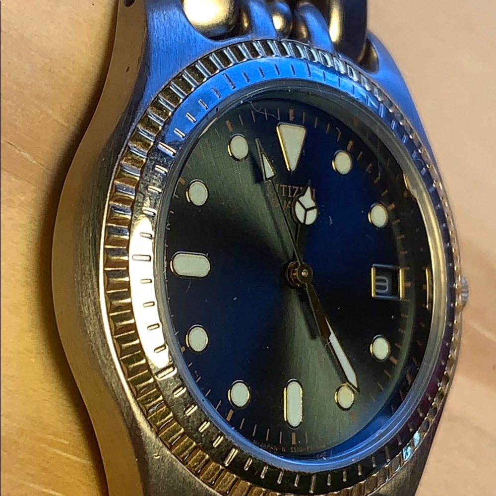 Citizen Eco-Drive 5510-F52665 Water resist Japan